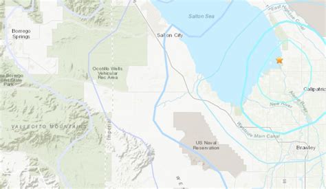 4.5-magnitude earthquake recorded east of Ocotillo Wells